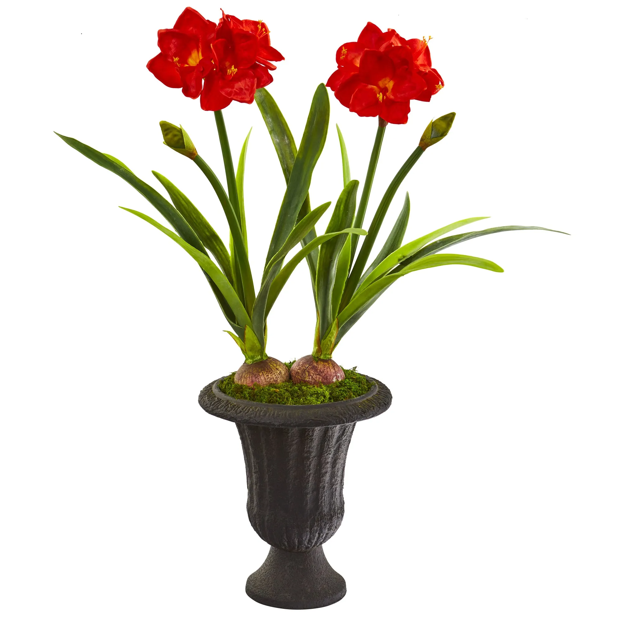 29" Artificial Roses & Cherry Blossoms Arrangement w/Planter - Low Maintenance, Life-Like & Vibrant Silk Flowers For Busy People.