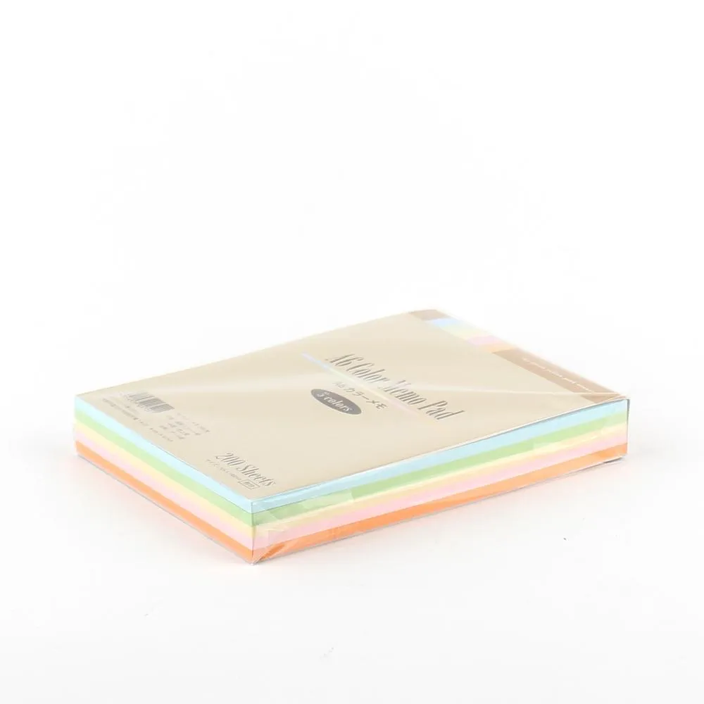 5-color A6 Memo Pad