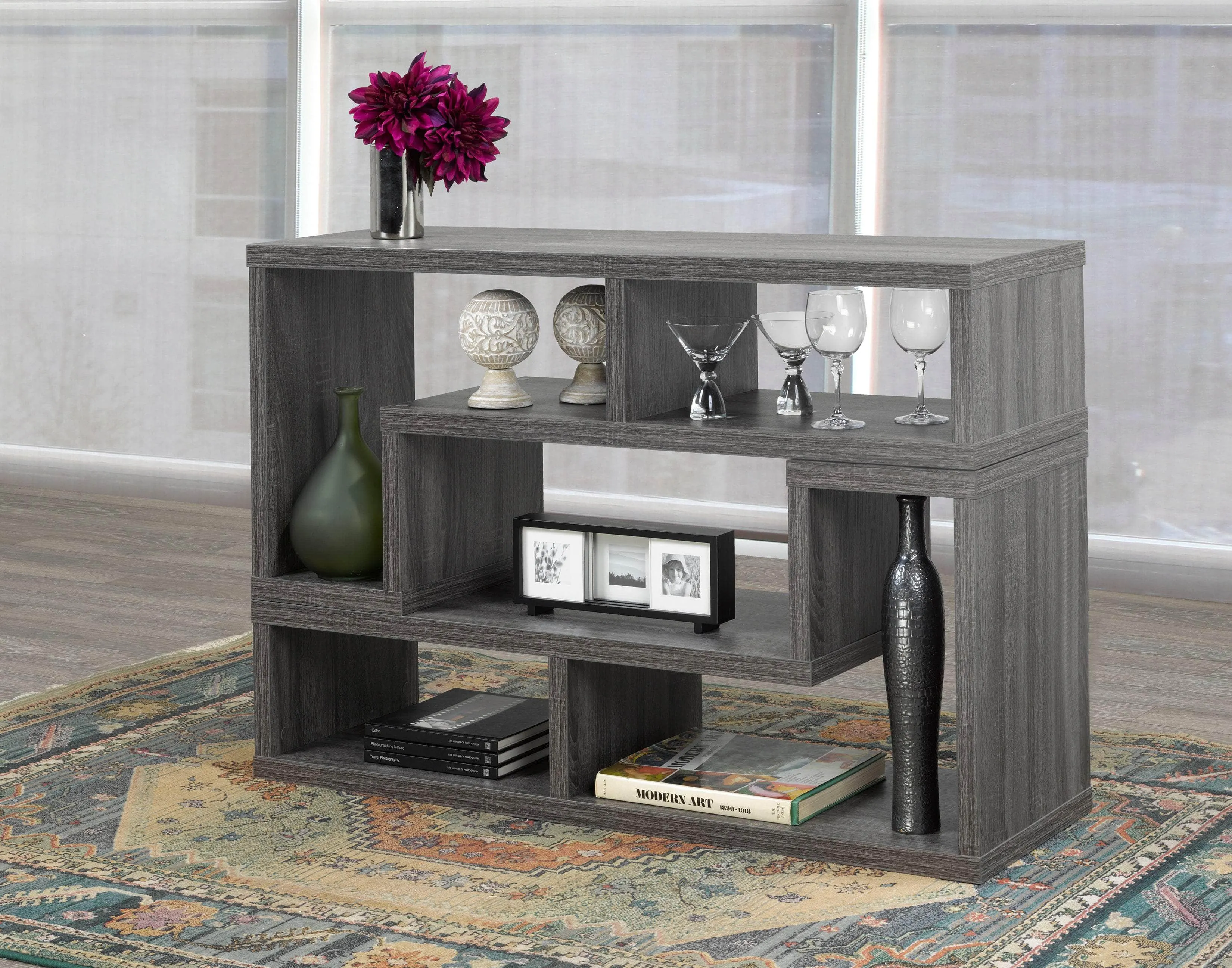 83" Multi-Configuration TV Stand in Grey