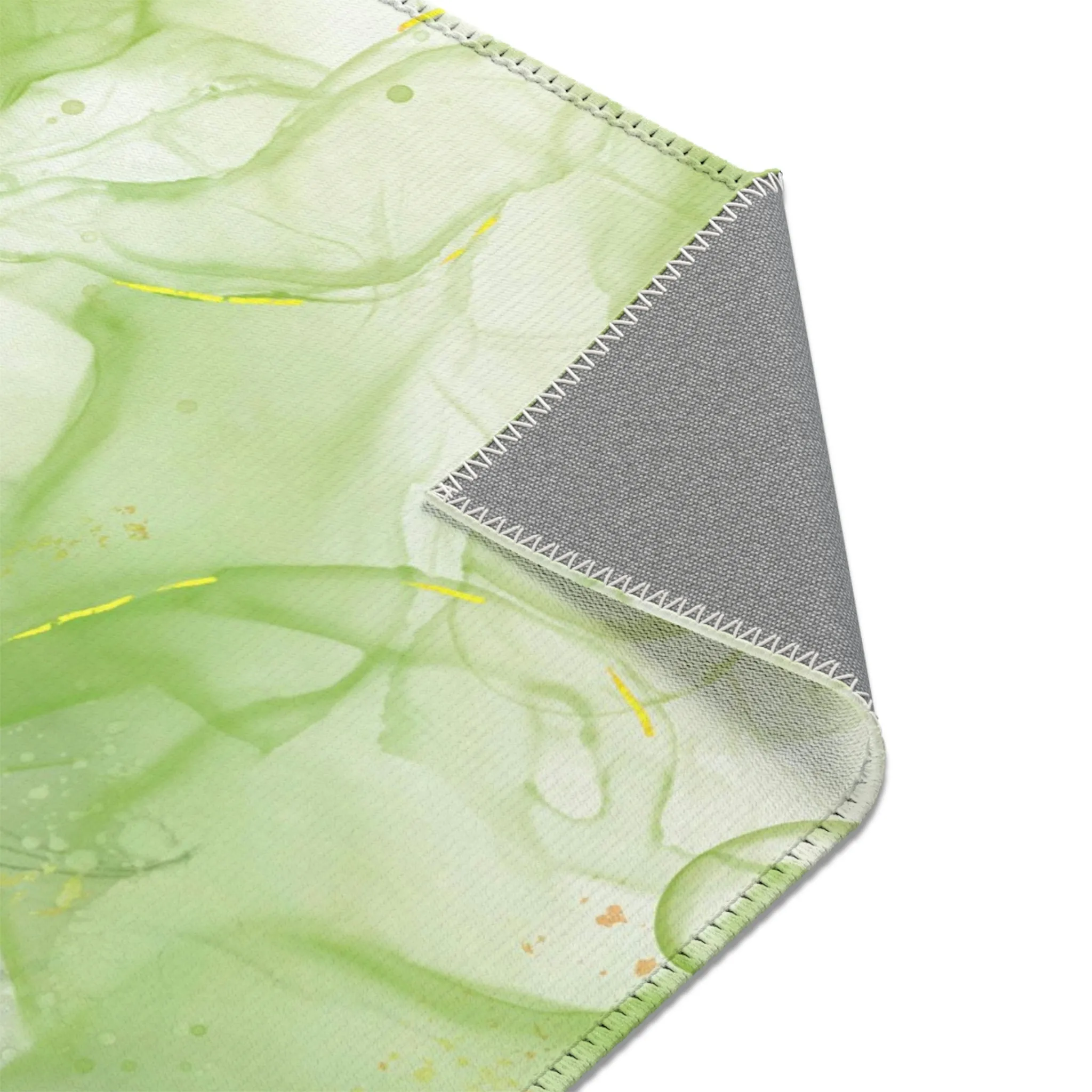 Abstract Area Rug | Sage Green White