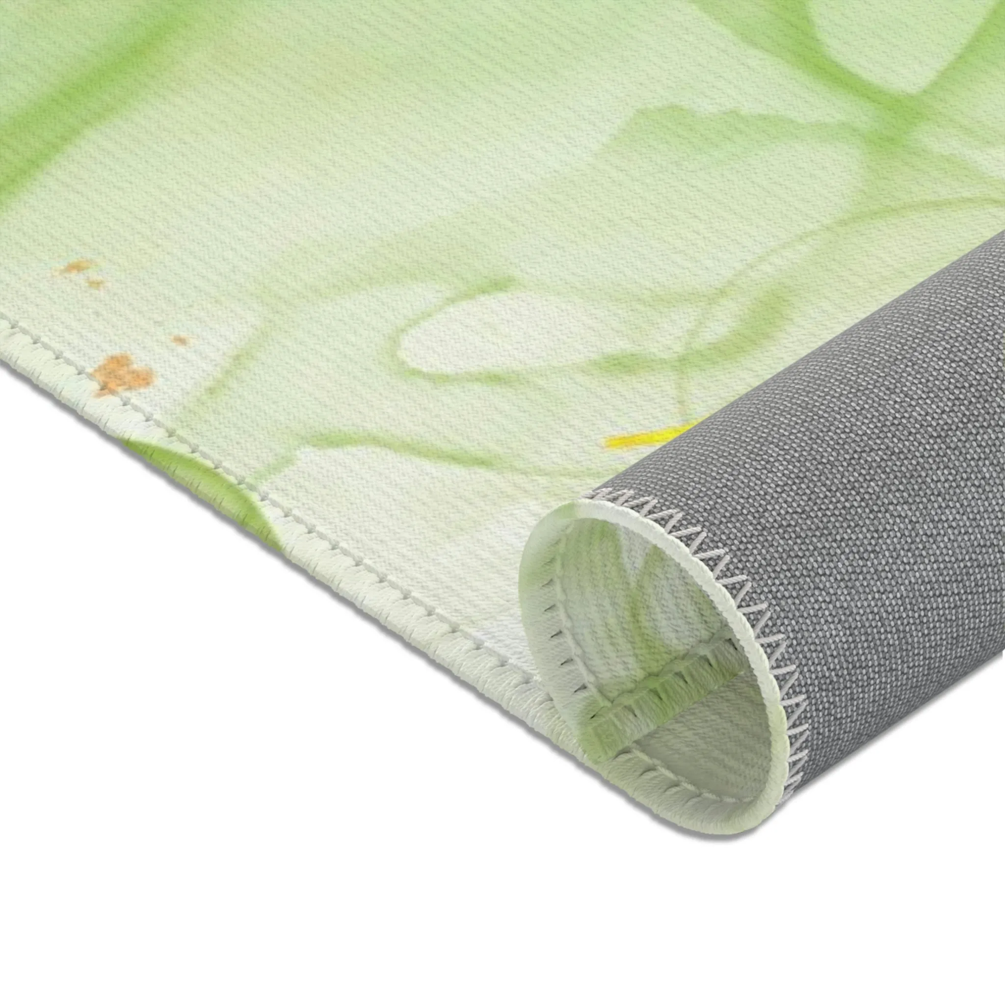 Abstract Area Rug | Sage Green White