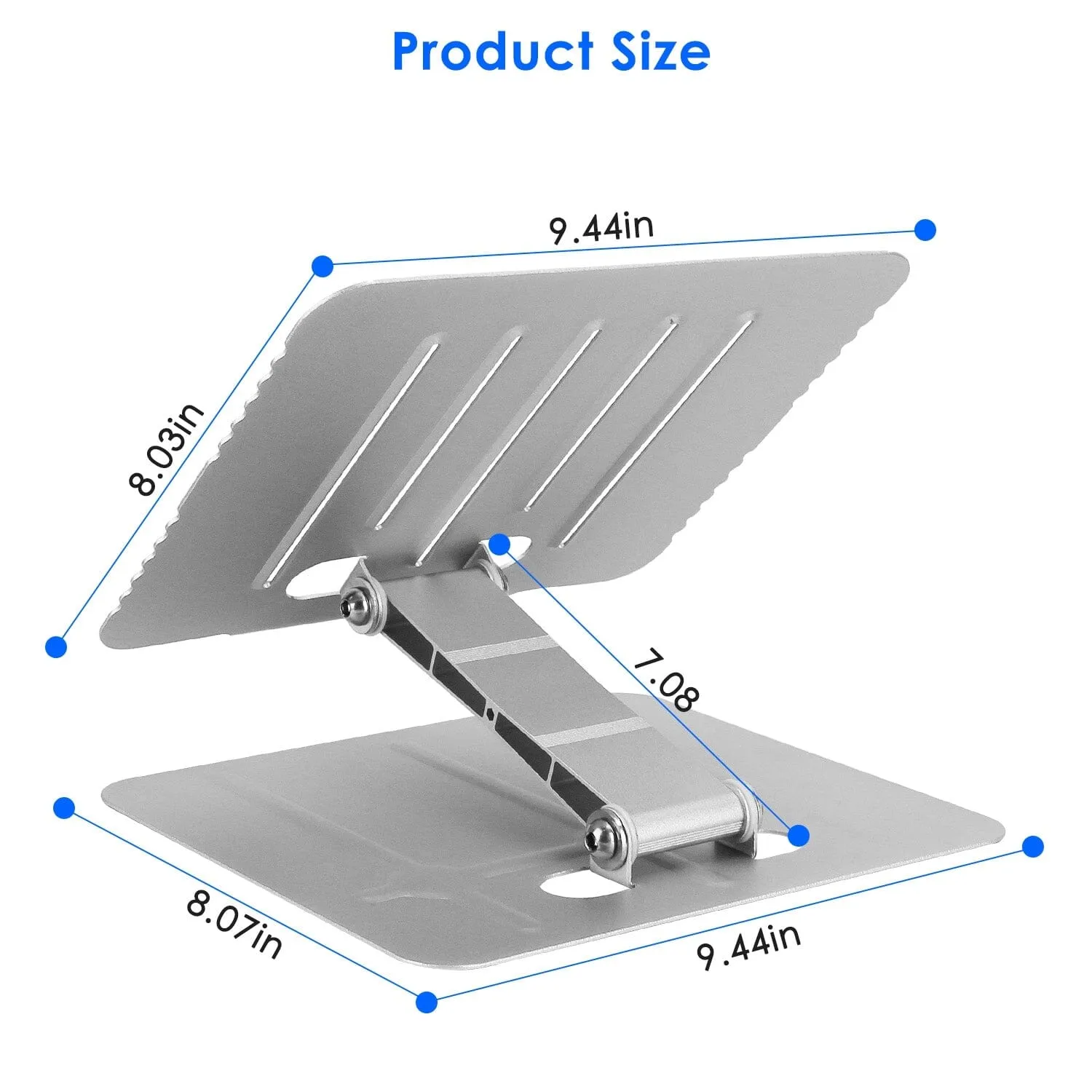 Adjustable Stepless Angle Laptop Stand Riser