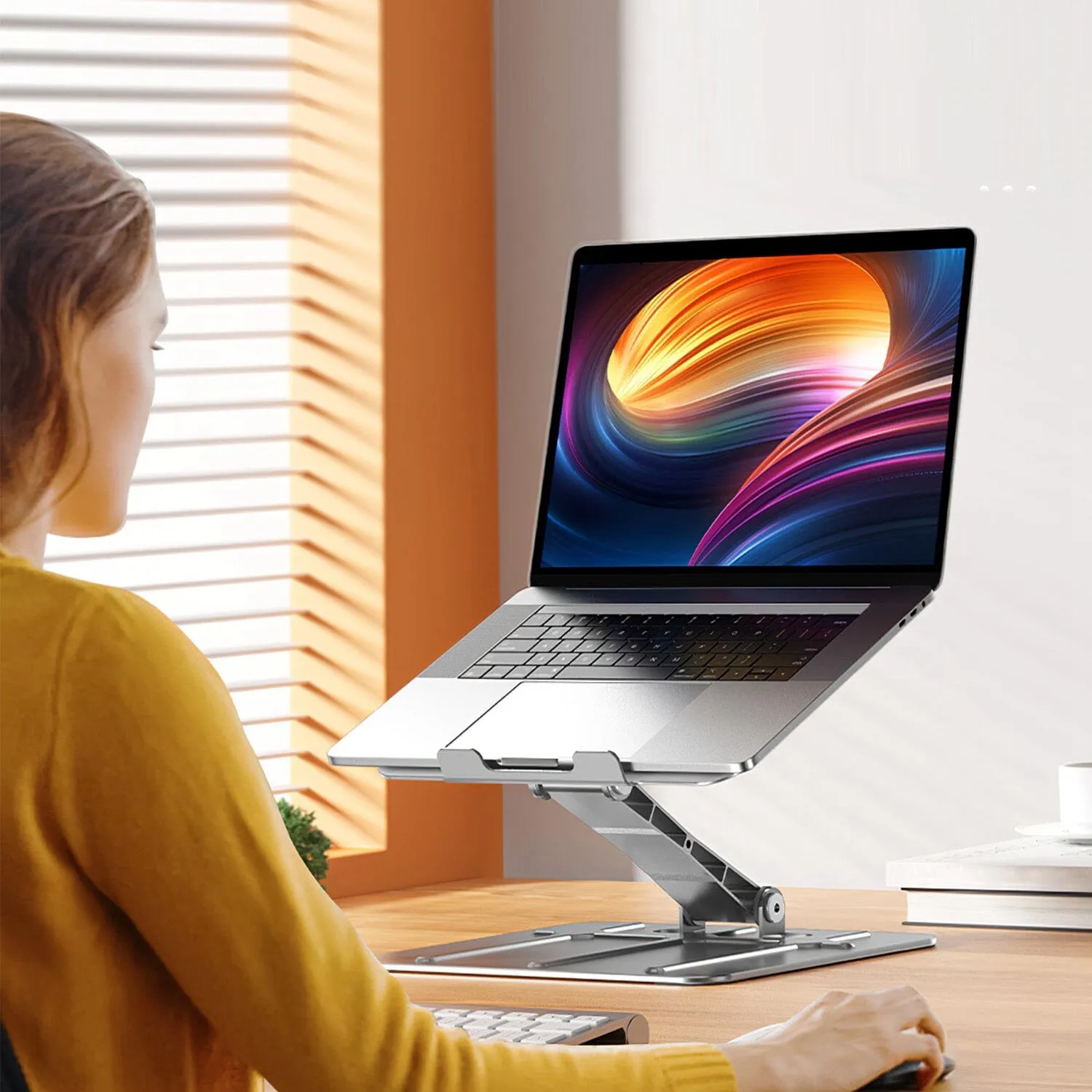 Adjustable Stepless Angle Laptop Stand Riser
