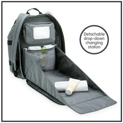 Baby Brezza Changing Station Diaper Bag - Gray