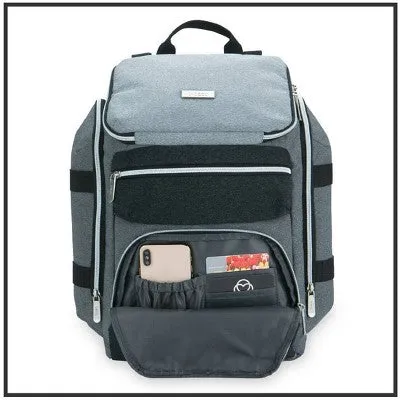 Baby Brezza Changing Station Diaper Bag - Gray