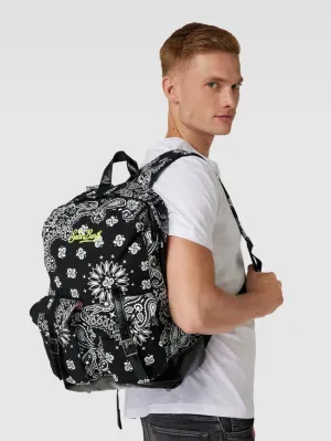 Backpack with camouflage pattern, model "CODY" MC2 Saint Barth, black