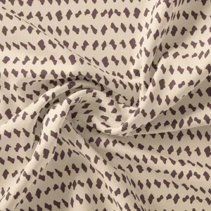 Brown Stones Digital Printed Fabric - Muslin