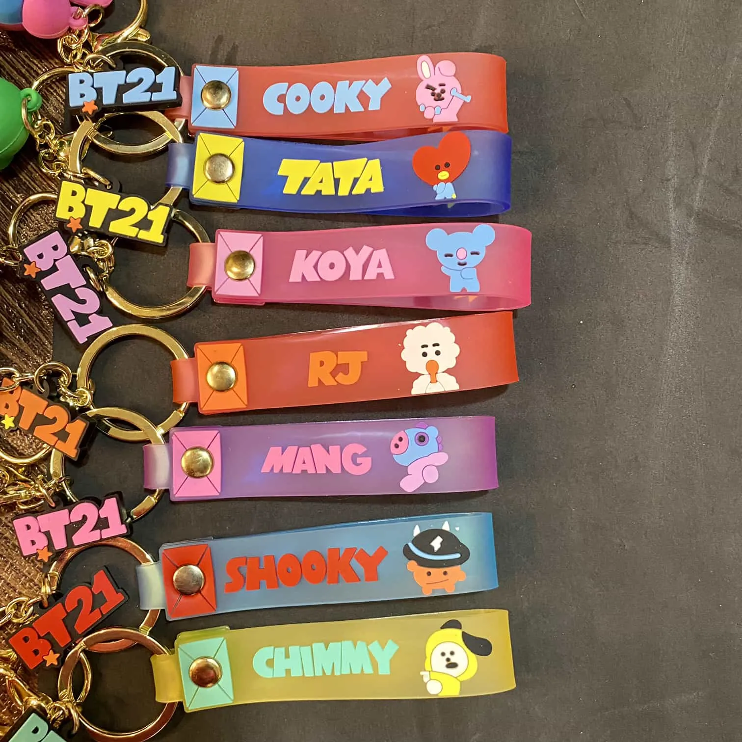 BTS Band CHIMMY Premium | Silicone 3D Lanyard | Keychain