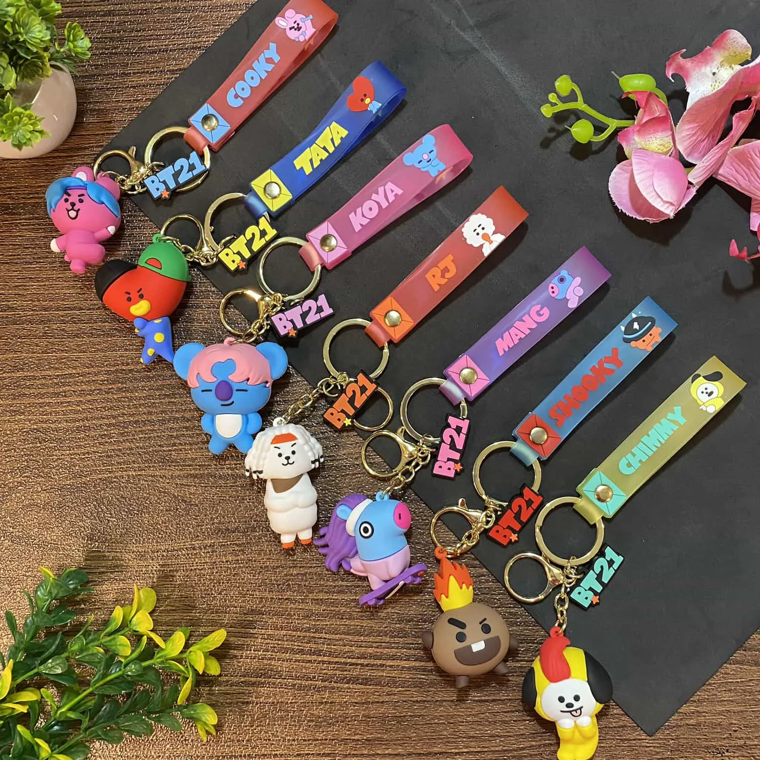 BTS Band CHIMMY Premium | Silicone 3D Lanyard | Keychain