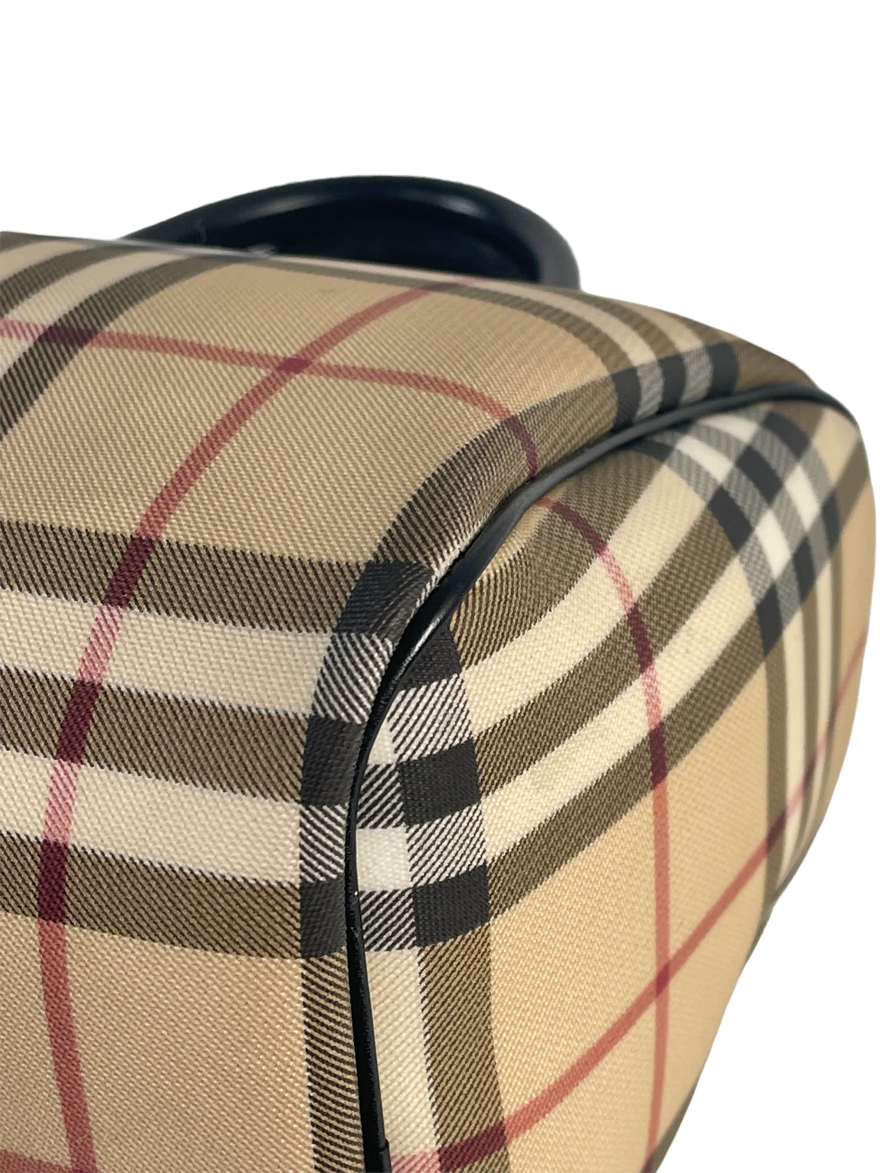 Burberry Classic Check Vintage Bowling Bag
