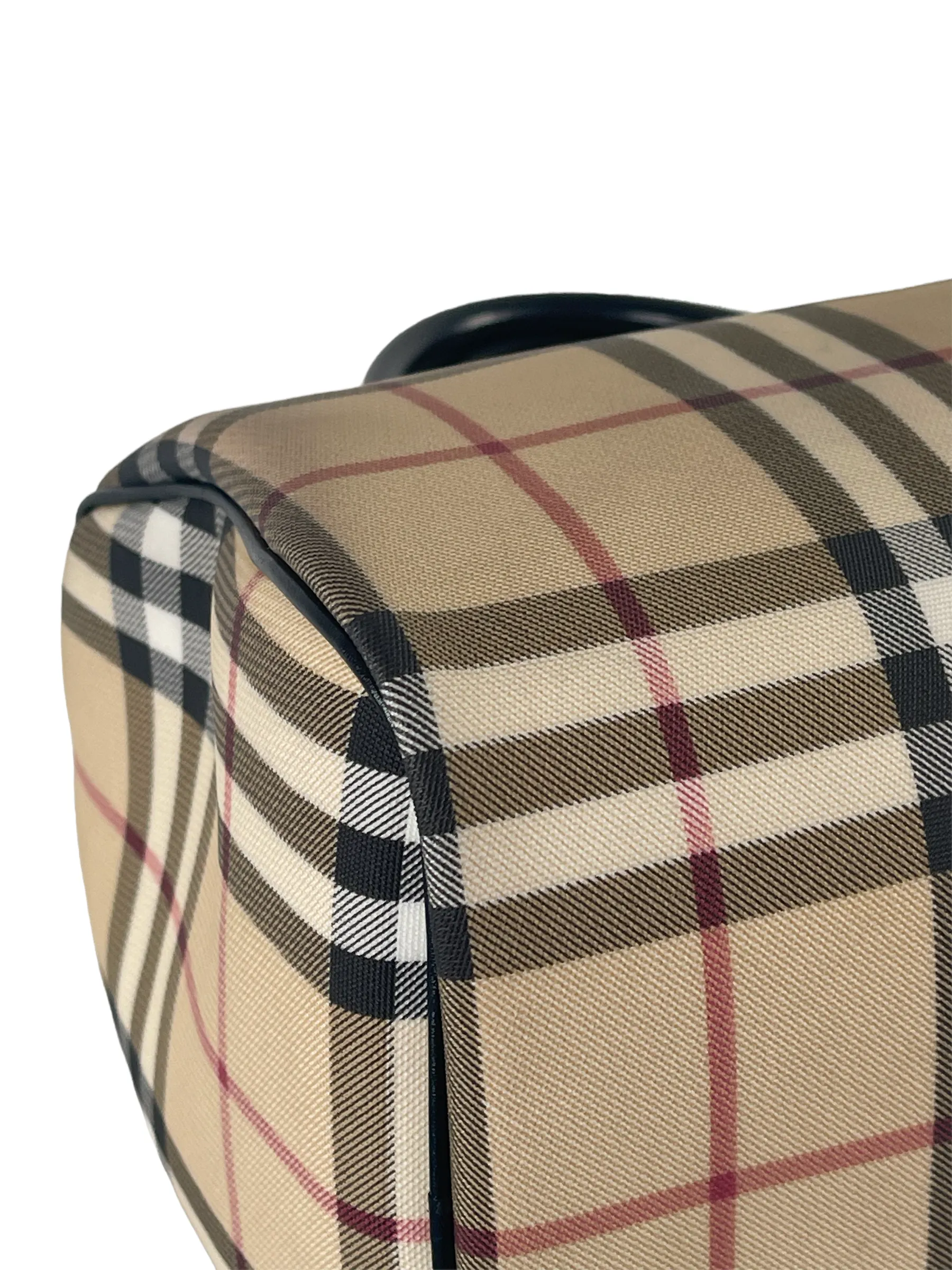 Burberry Classic Check Vintage Bowling Bag