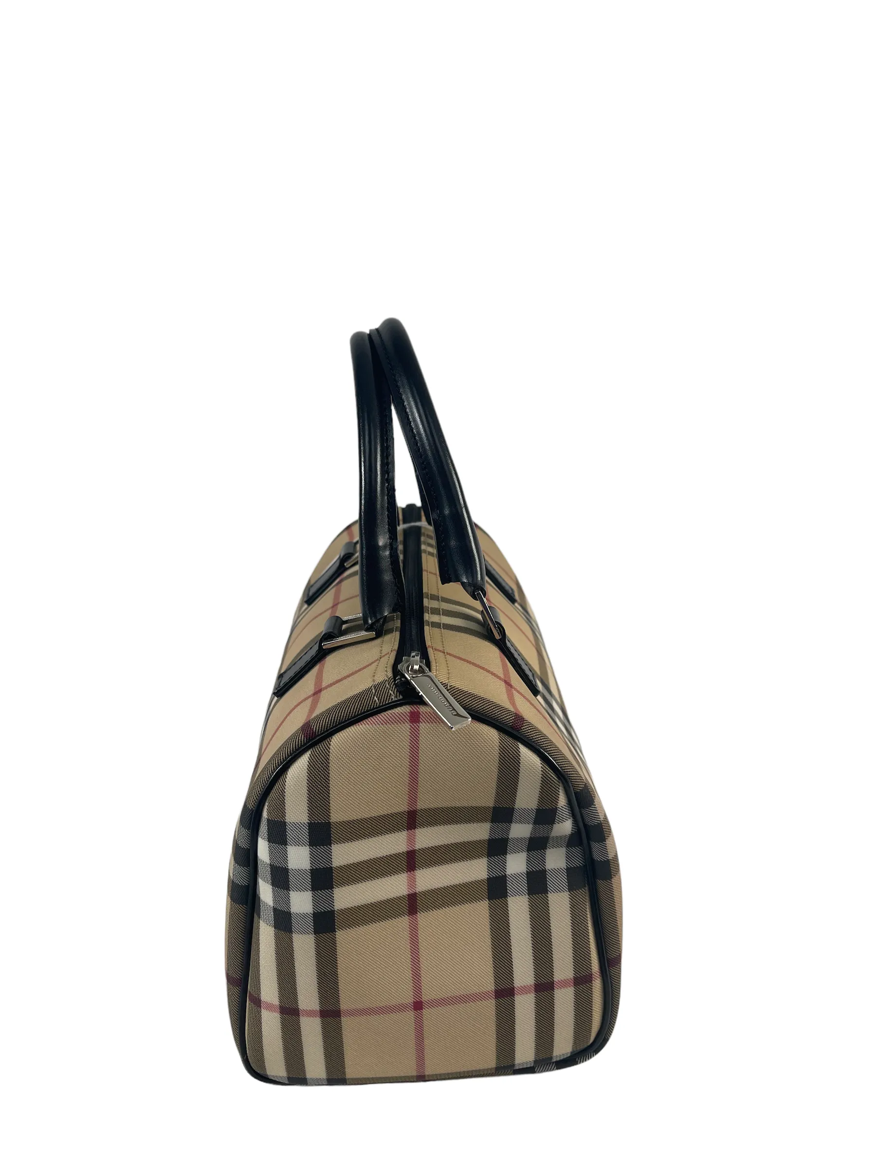 Burberry Classic Check Vintage Bowling Bag