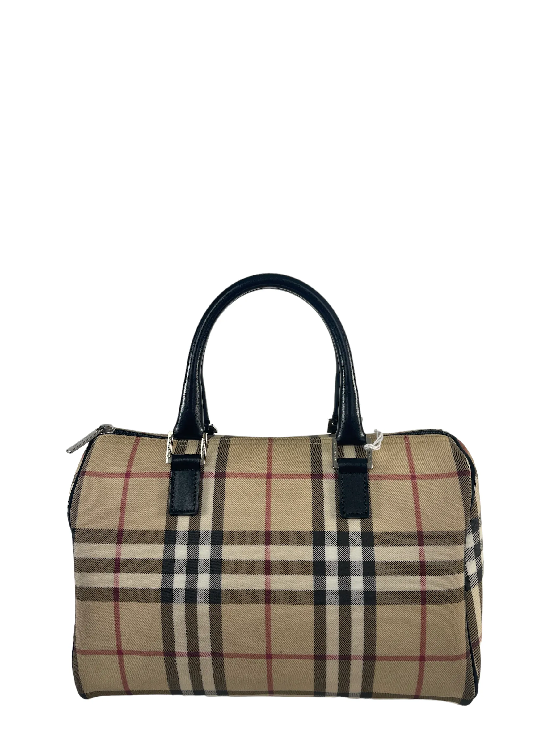 Burberry Classic Check Vintage Bowling Bag