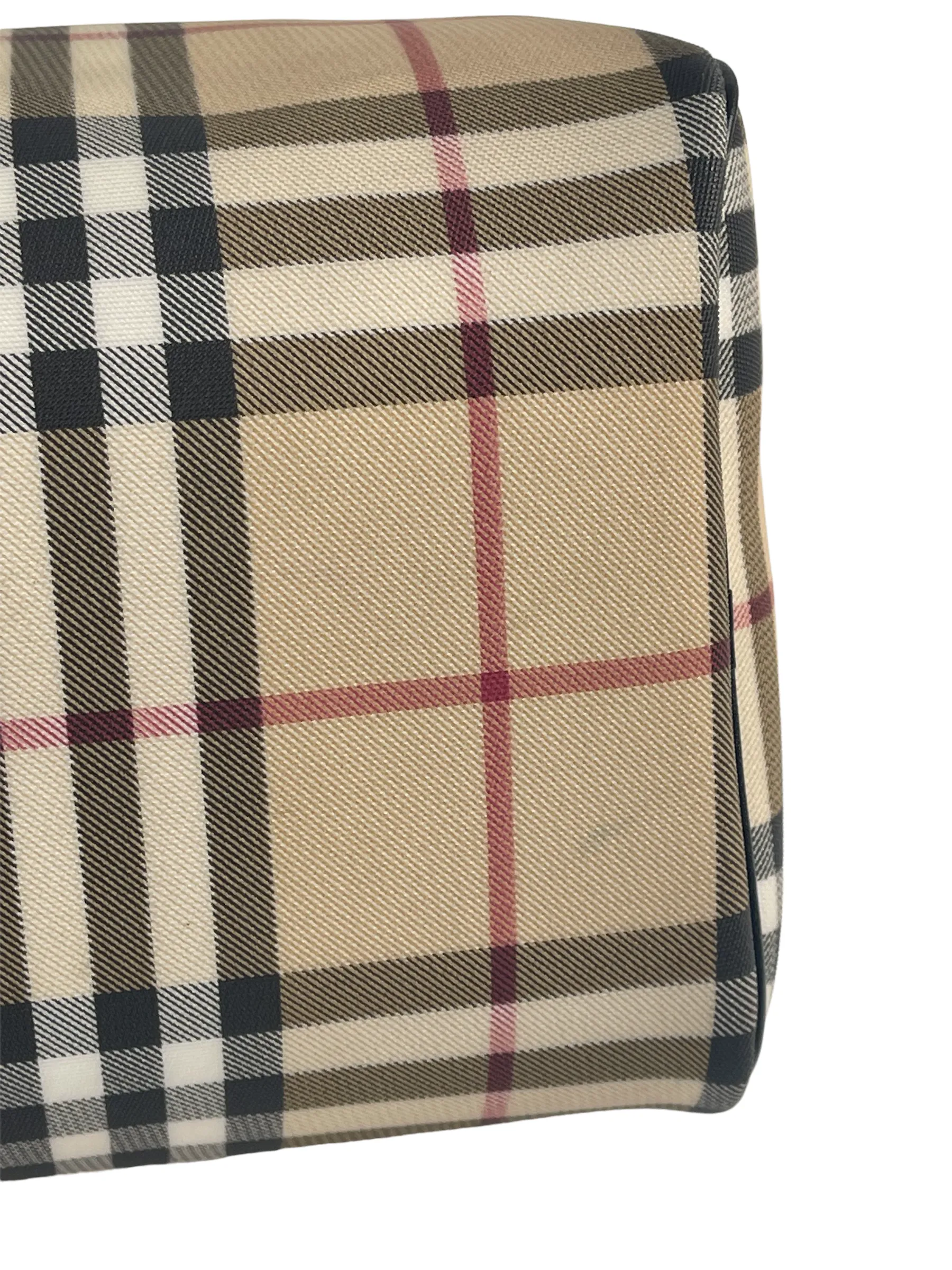 Burberry Classic Check Vintage Bowling Bag