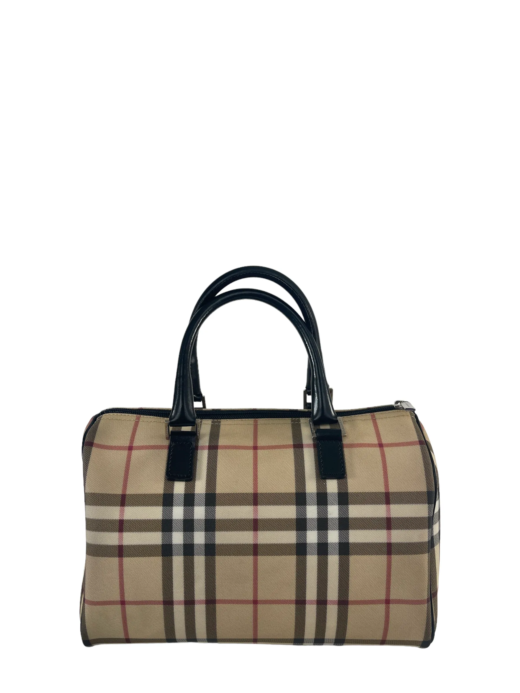 Burberry Classic Check Vintage Bowling Bag