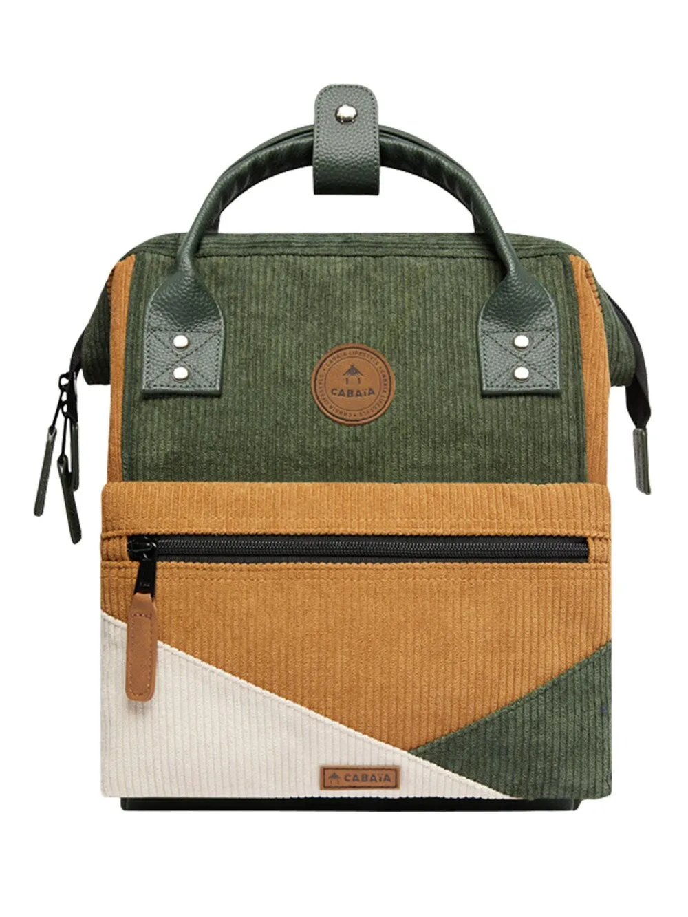 Cabaia Adventurer backpack, brown/green