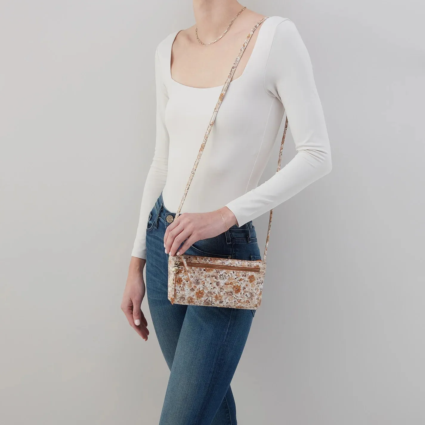 Cara Crossbody | Printed Leather