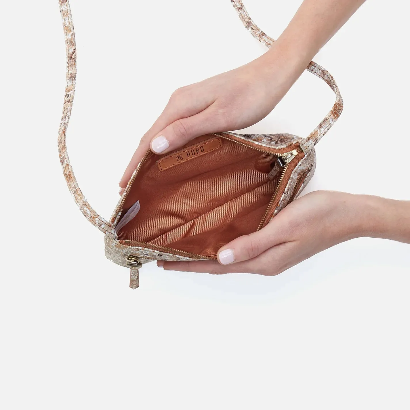 Cara Crossbody | Printed Leather