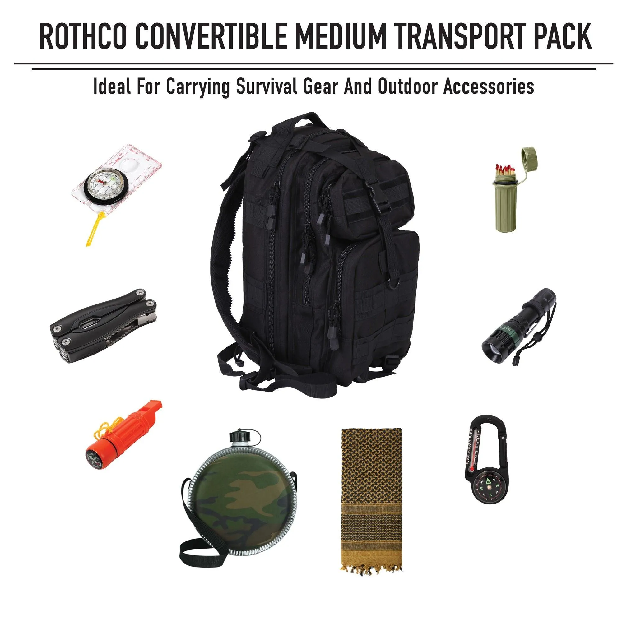 Convertible Medium Transport Pack