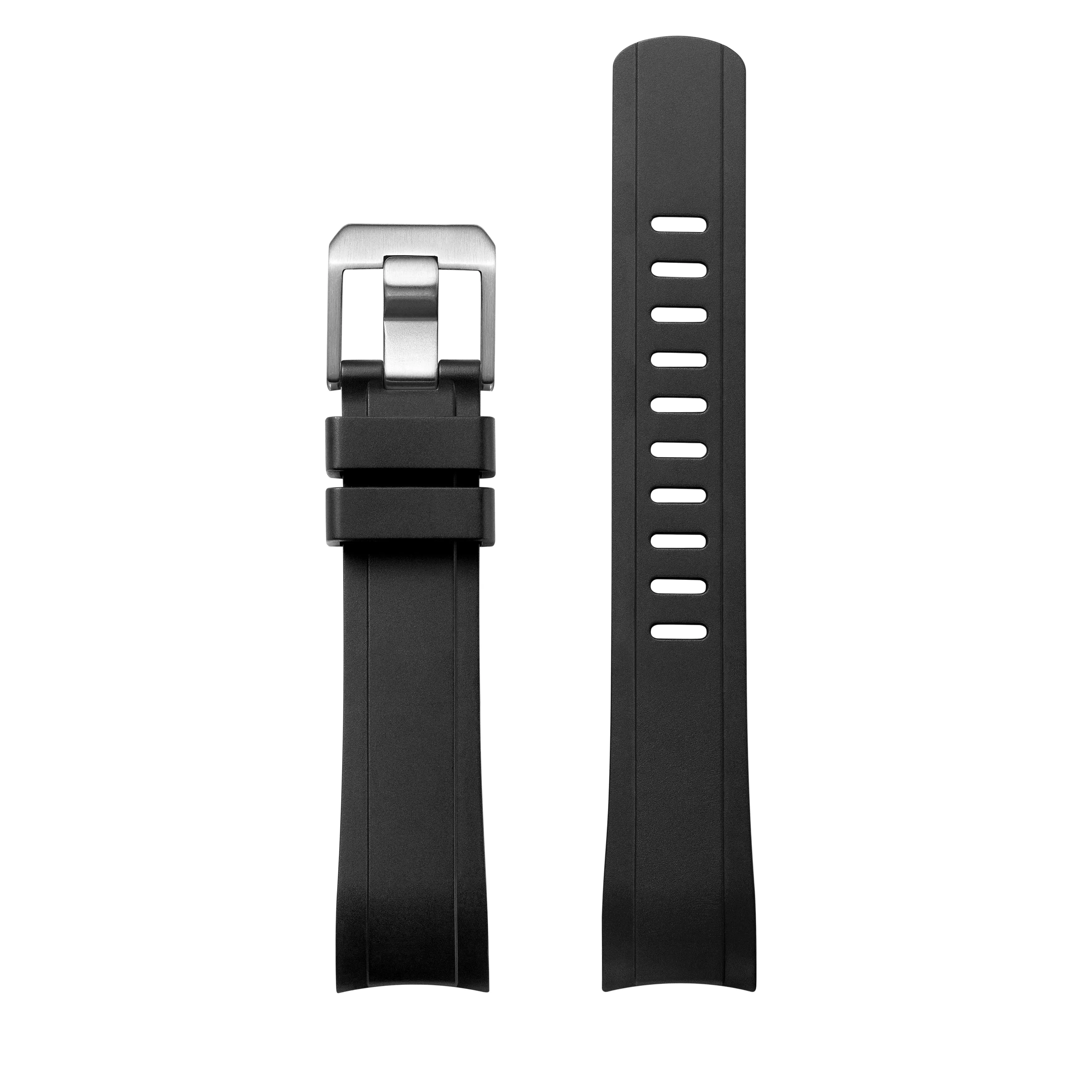 Curved End Rubber Strap for ROLEX SEA-DWELLER Ref. 16600 & 16660