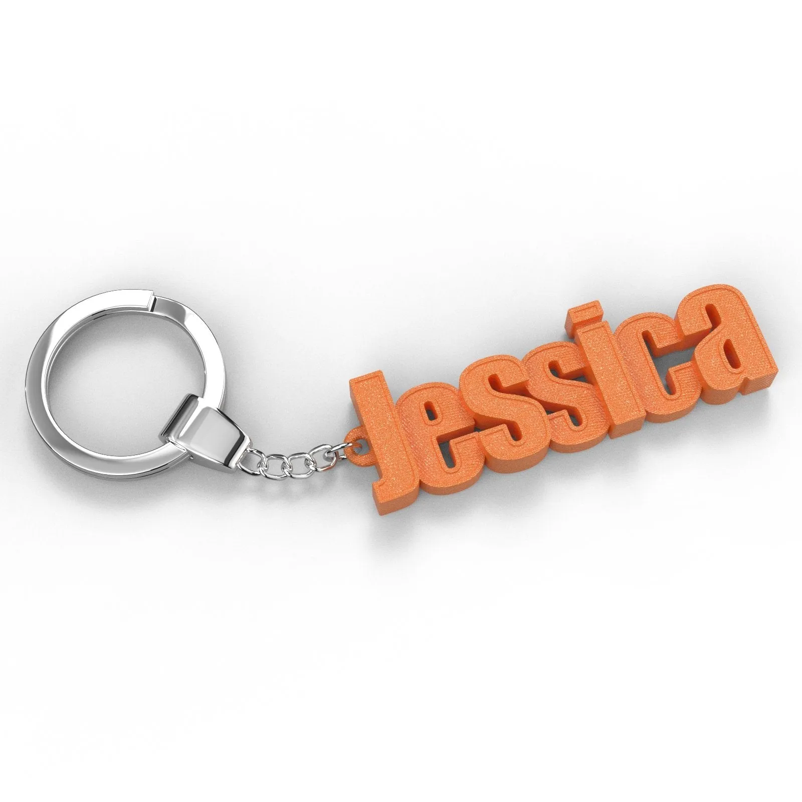 Custom Name 3D Keychain Personalized Keyring For Backpack Luggae Tag