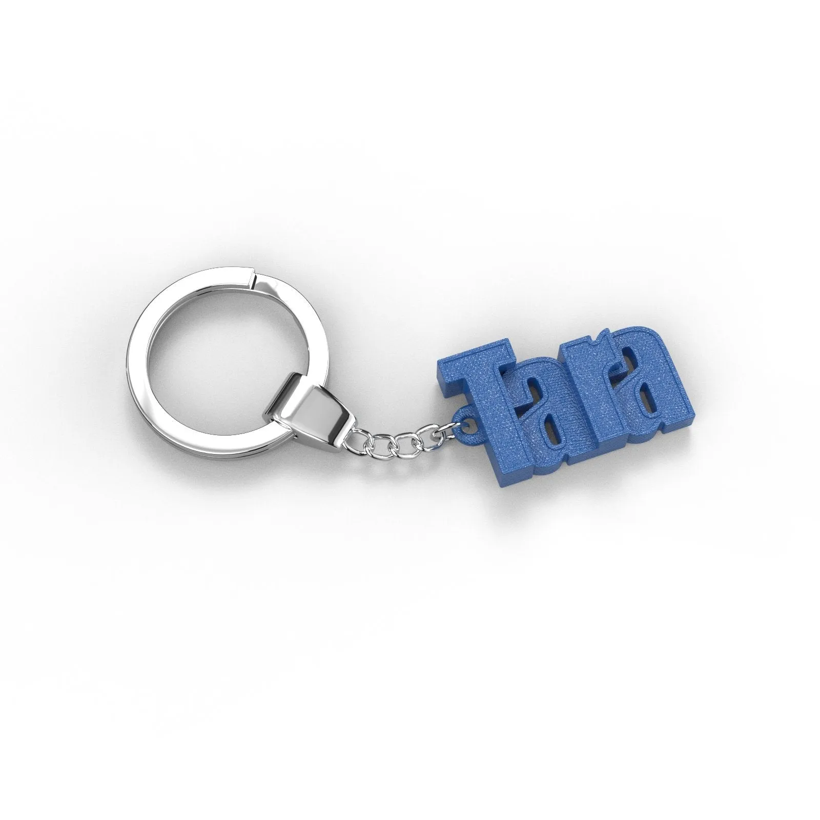 Custom Name 3D Keychain Personalized Keyring For Backpack Luggae Tag