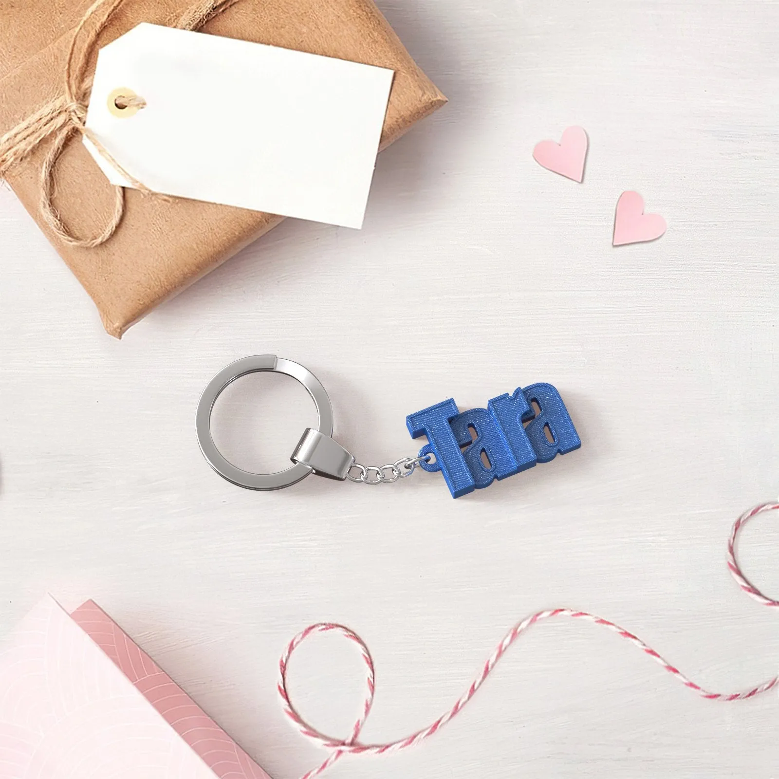 Custom Name 3D Keychain Personalized Keyring For Backpack Luggae Tag