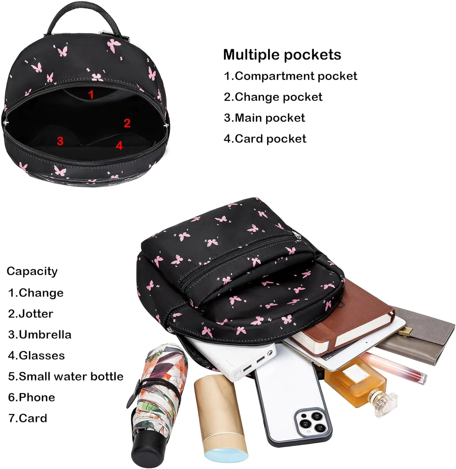 cute fashion music mini small Backpack pack bag for girls women and Adult