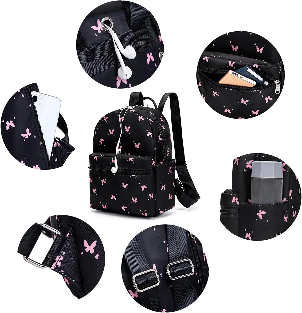 cute fashion music mini small Backpack pack bag for girls women and Adult