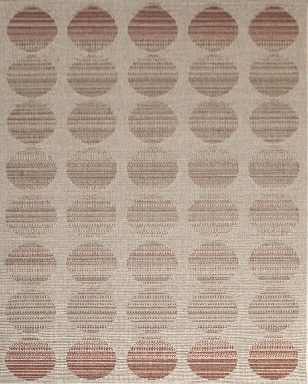 Dim Flatweave Rug with Faded Polka Dots-160x230cm