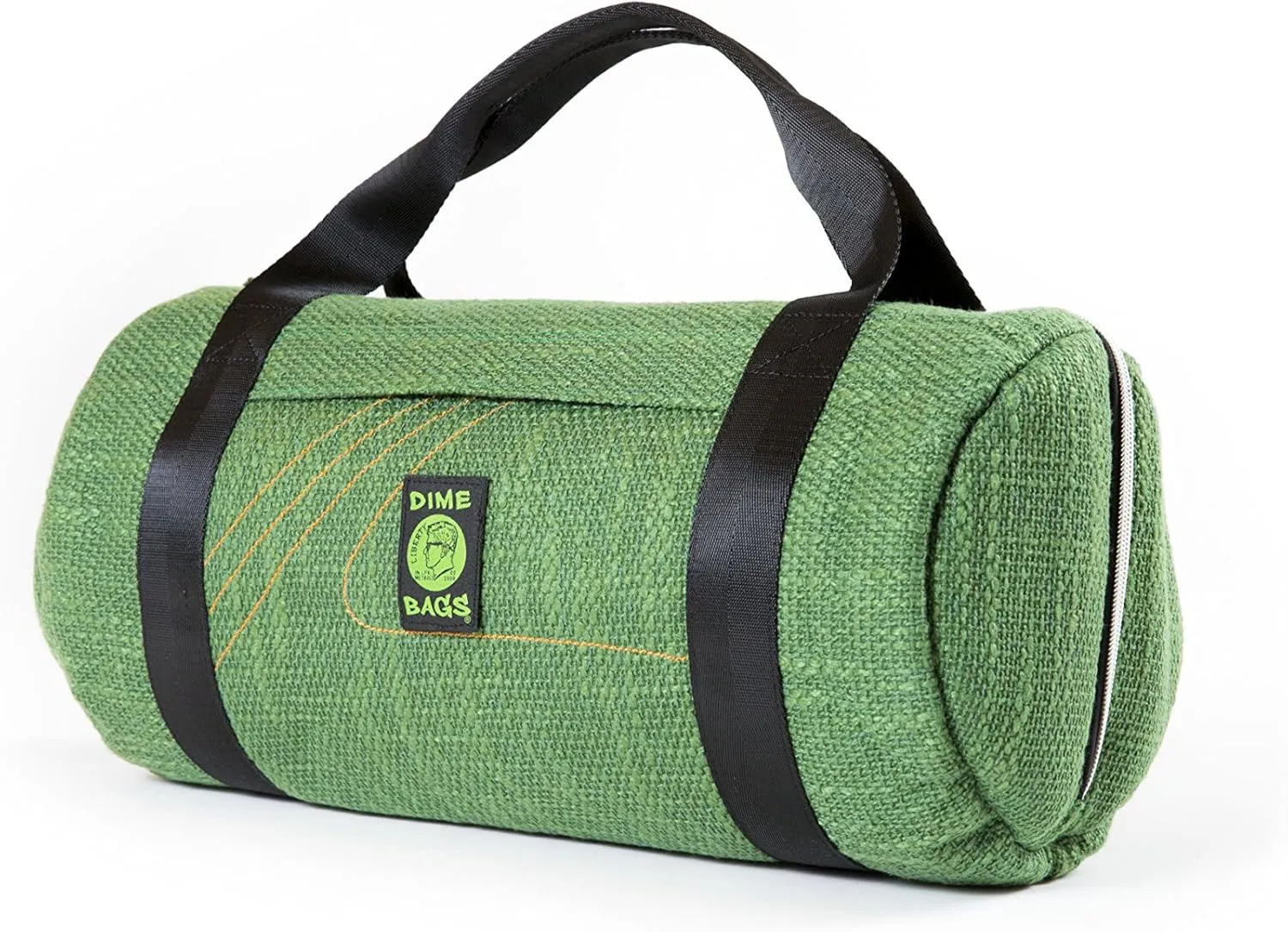 Dime Bags Padded Duffle Tube, Hemp Gear Bag with Heavy Padding for Glass, Electronics, Travel & Storage, With Exterior/Interior Pockets & Durable Handles (Forest, 17 Inch)