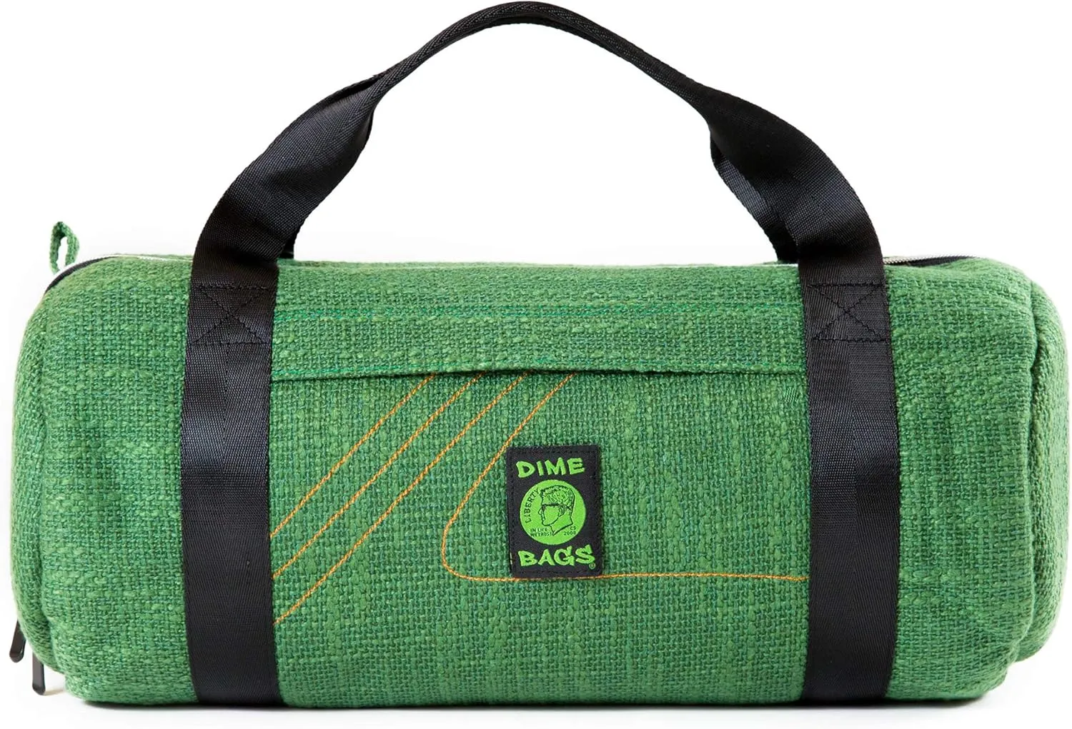 Dime Bags Padded Duffle Tube, Hemp Gear Bag with Heavy Padding for Glass, Electronics, Travel & Storage, With Exterior/Interior Pockets & Durable Handles (Forest, 17 Inch)