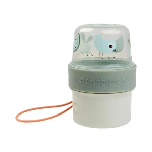 Done By Deer 2 Way Snack Container Birdee Small - Green