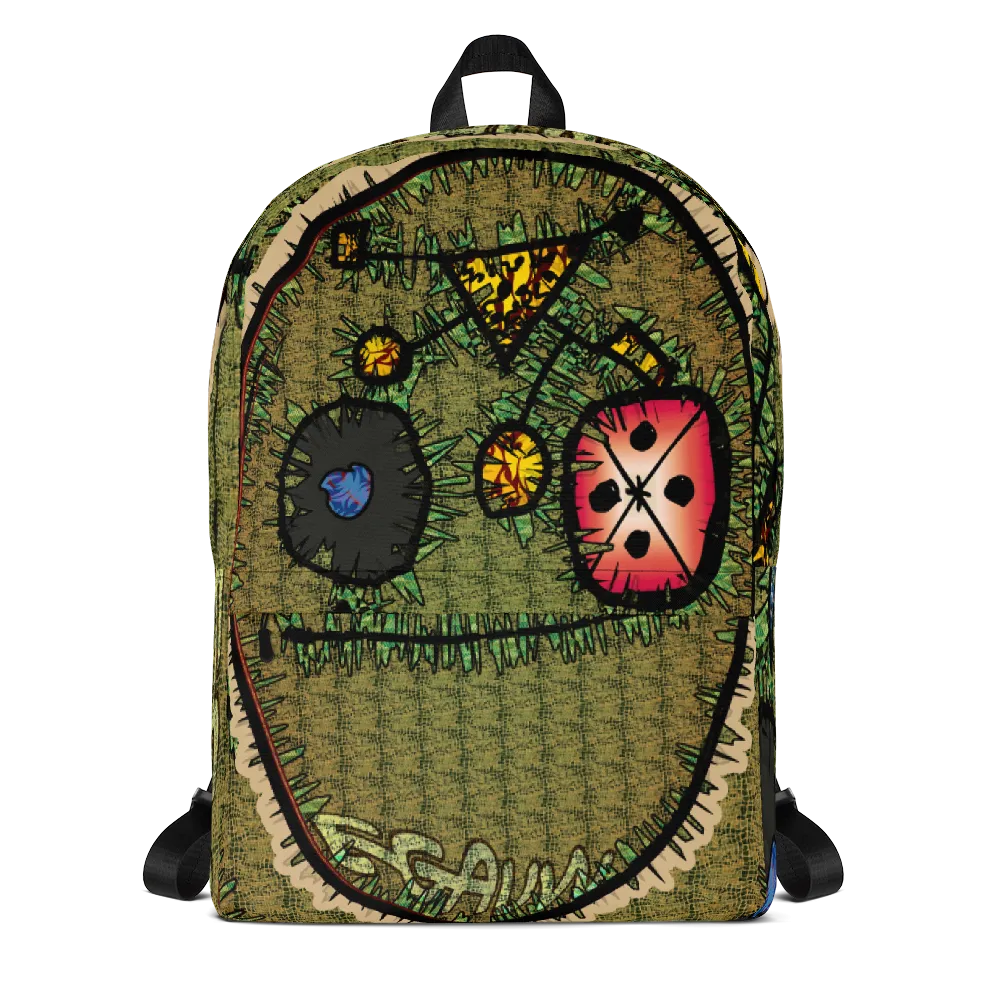 Egauw Temple of Tears Caricature Backpack
