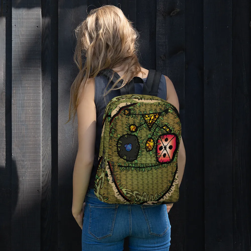 Egauw Temple of Tears Caricature Backpack