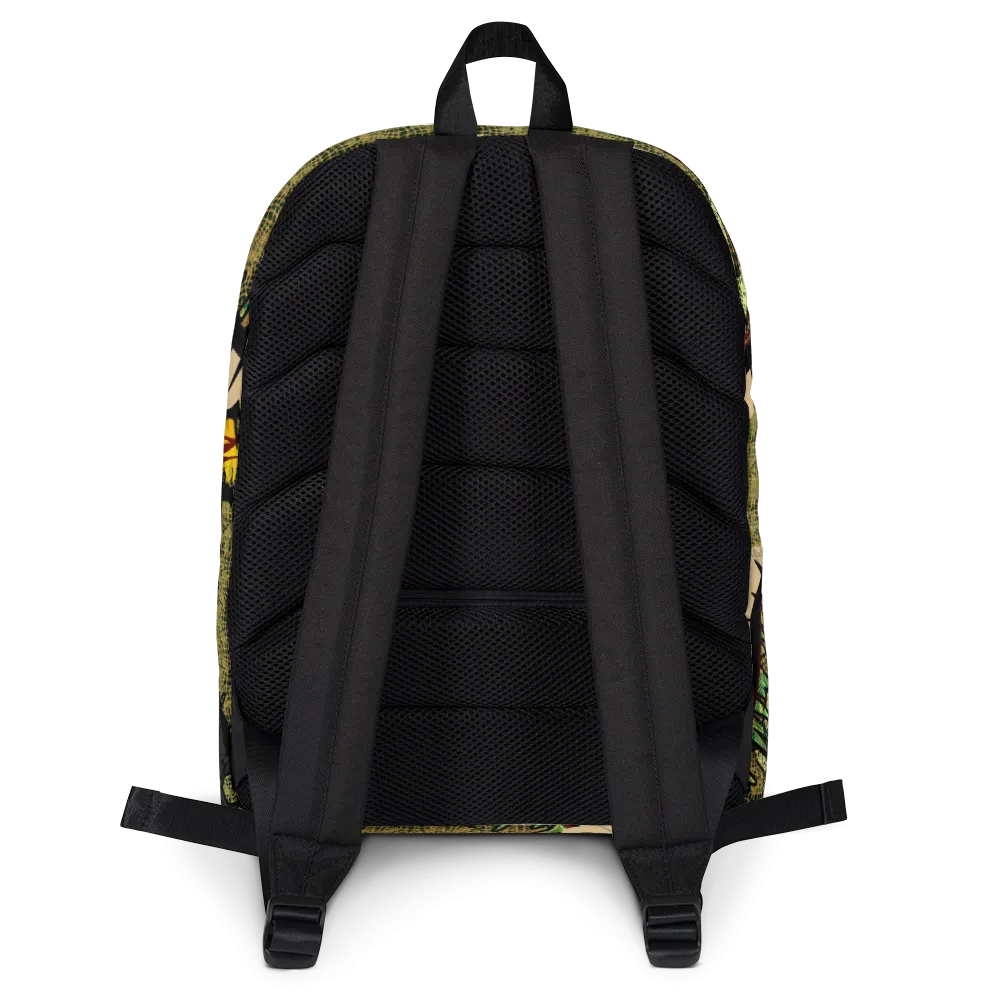 Egauw Temple of Tears Caricature Backpack
