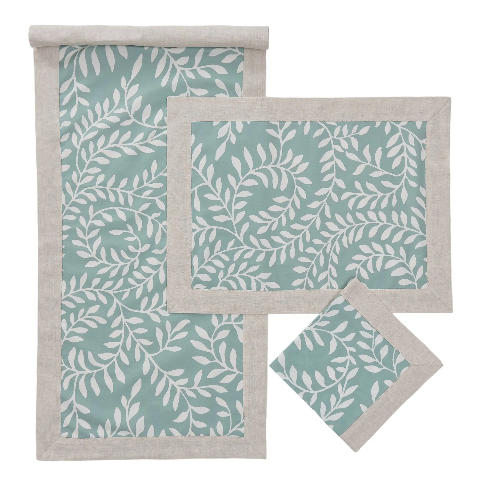 Eixo Table Runner [Grey green/White/Natural]
