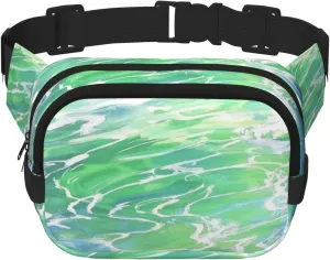 Eternal Drift Print Crossbody Waist Bag, Adjustable Everywhere Fanny Packs for Men&Women/Traveling/Outdoors/Hiking