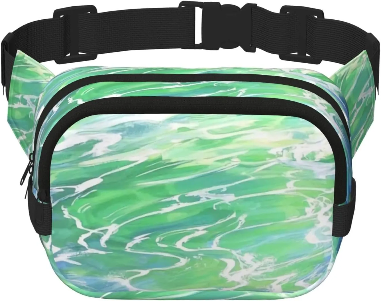 Eternal Drift Print Crossbody Waist Bag, Adjustable Everywhere Fanny Packs for Men&Women/Traveling/Outdoors/Hiking