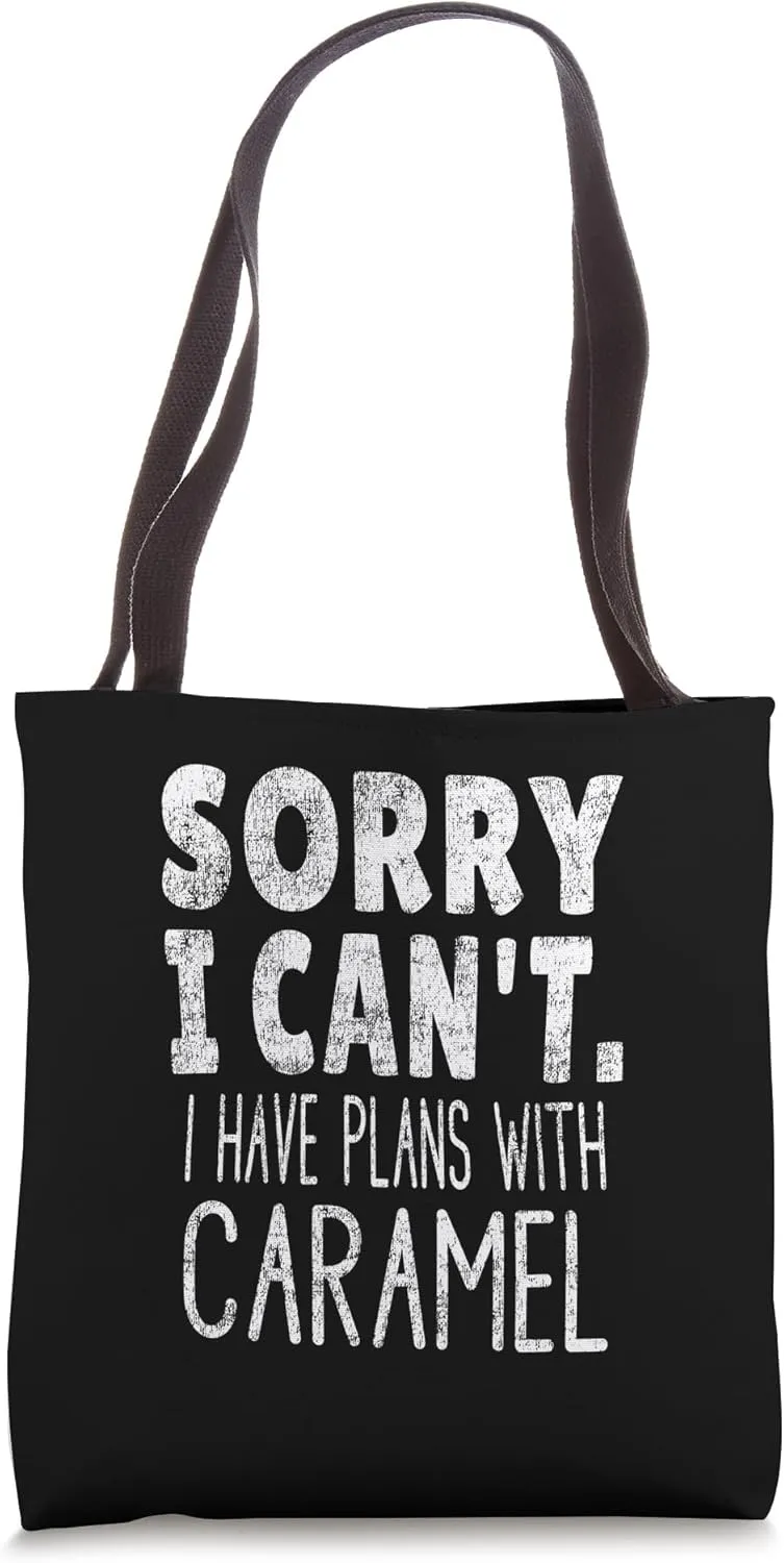 Funny Caramel Lover Shirt - Big Fan of Caramel Tote Bag