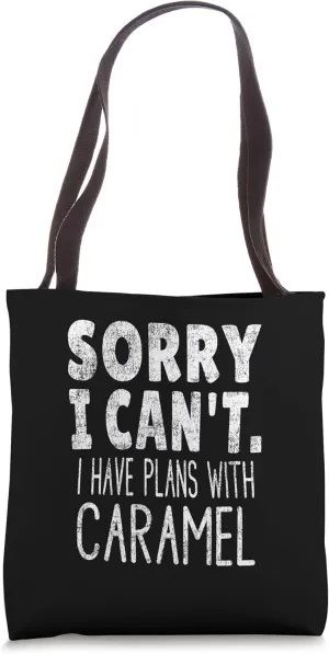 Funny Caramel Lover Shirt - Big Fan of Caramel Tote Bag