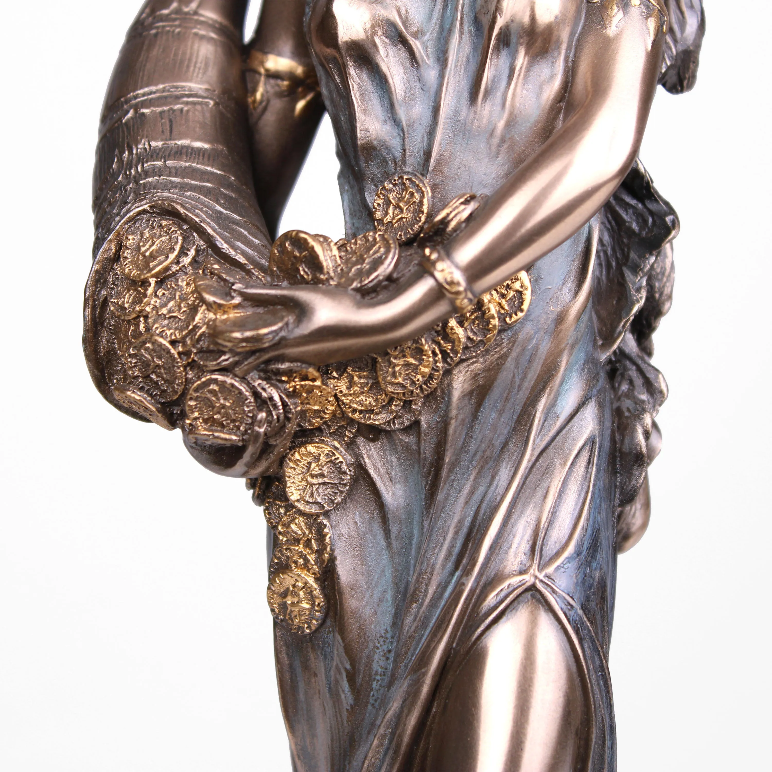 Goddess of Fortune Statue (Cold Cast Bronze Sculpture)