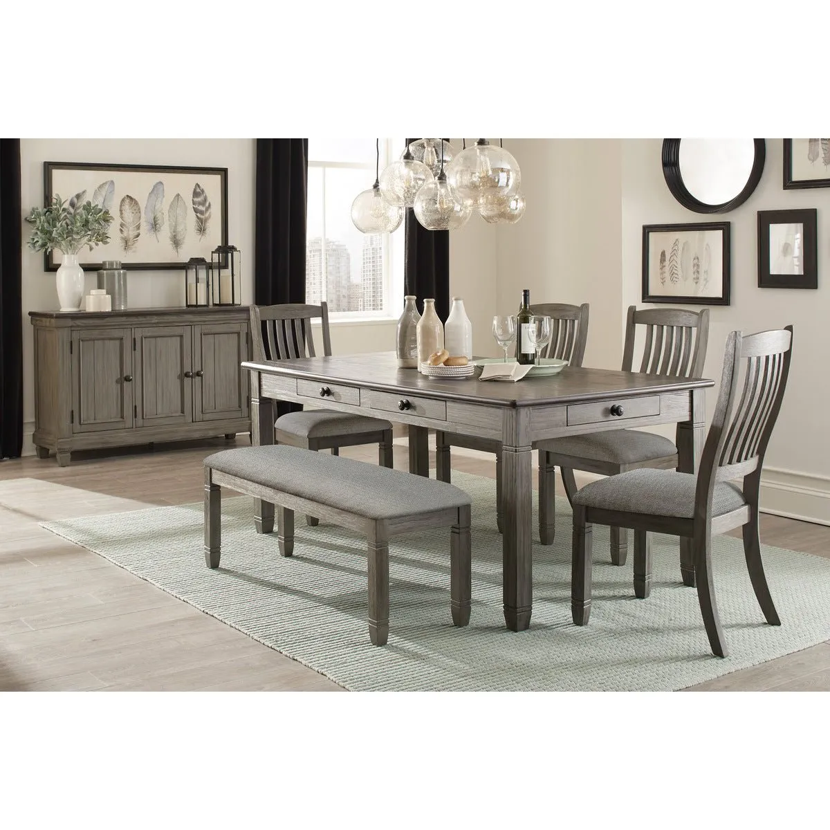 Granby Grey Collection Dining Table