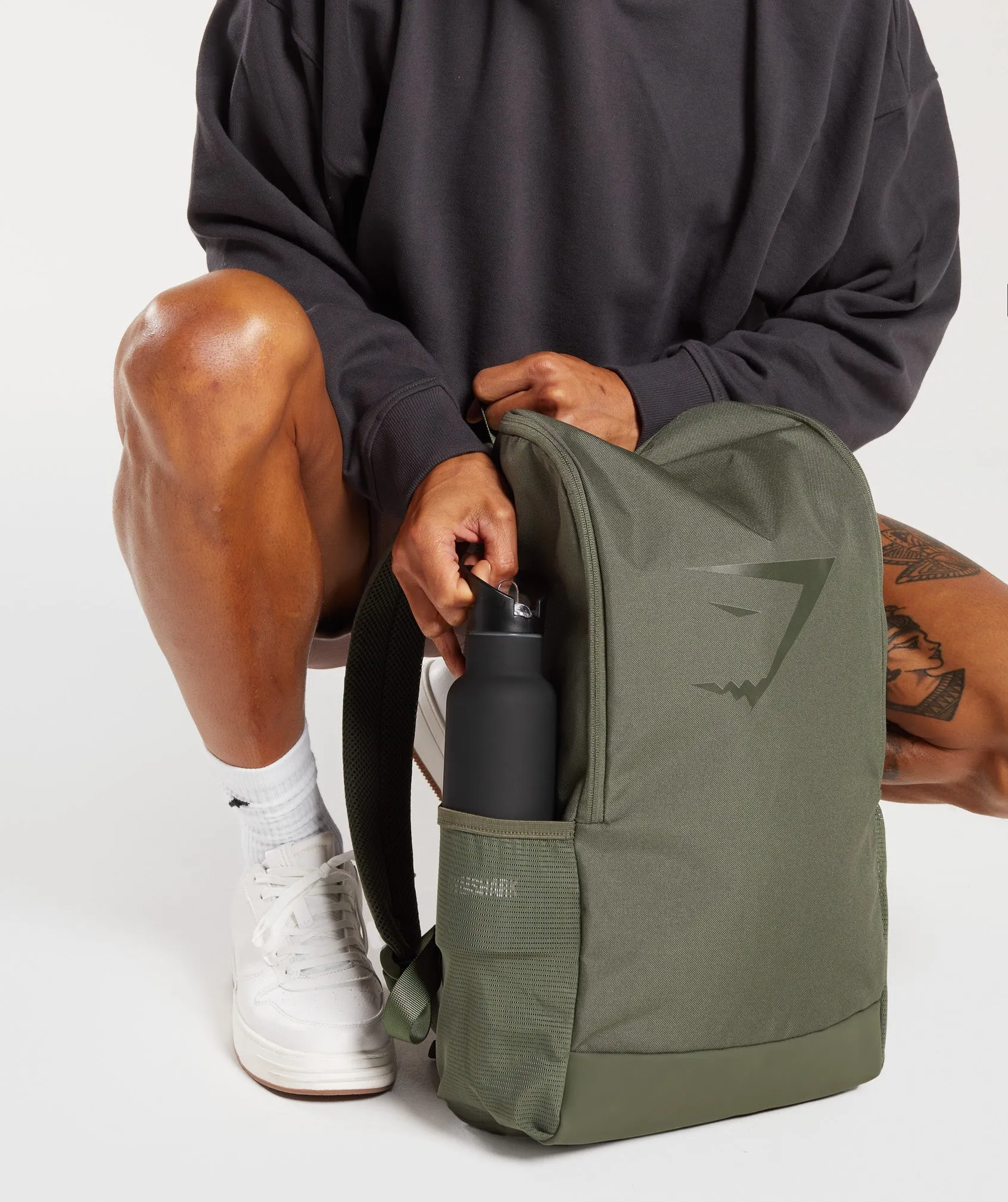 Gymshark Sharkhead Backpack - Core Olive