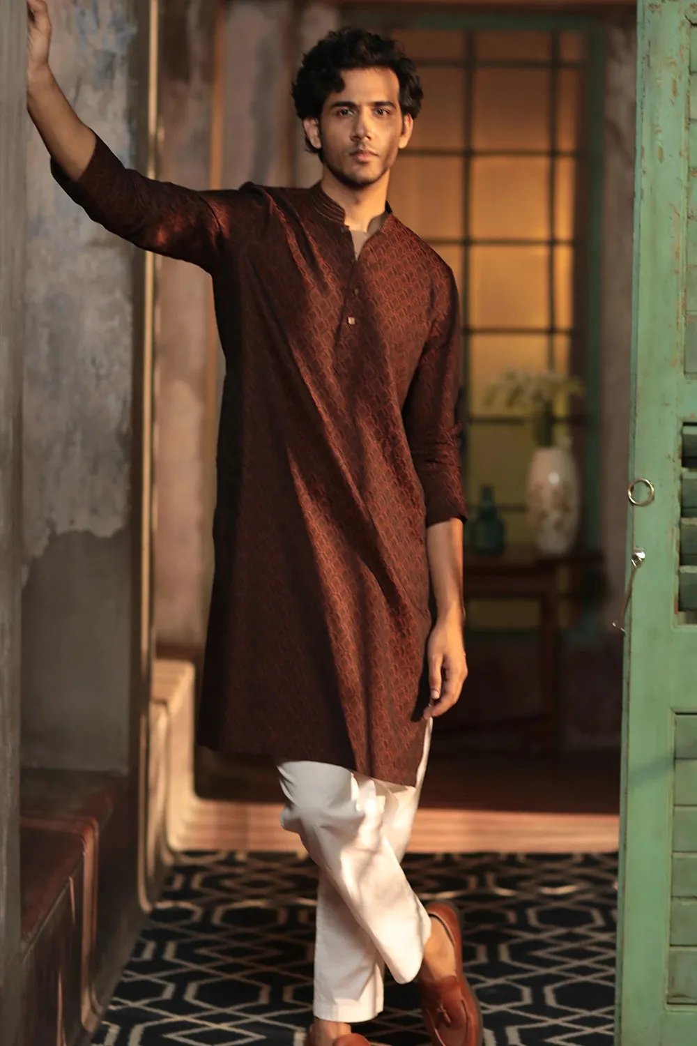 Hand Embroidered Regular Fit Panjabi