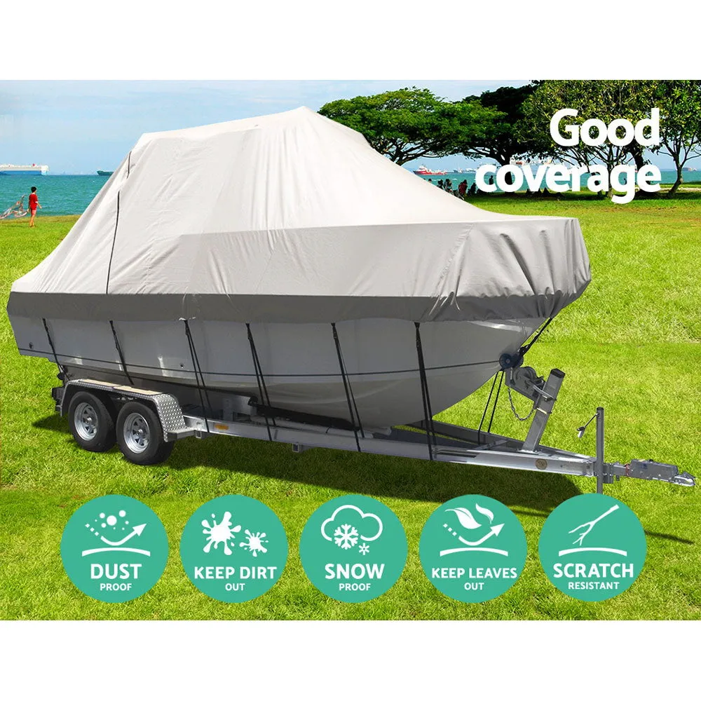 Heavy-Duty 23-25ft Boat Cover, UV-Resistant, 600D Polyester - Seamanship