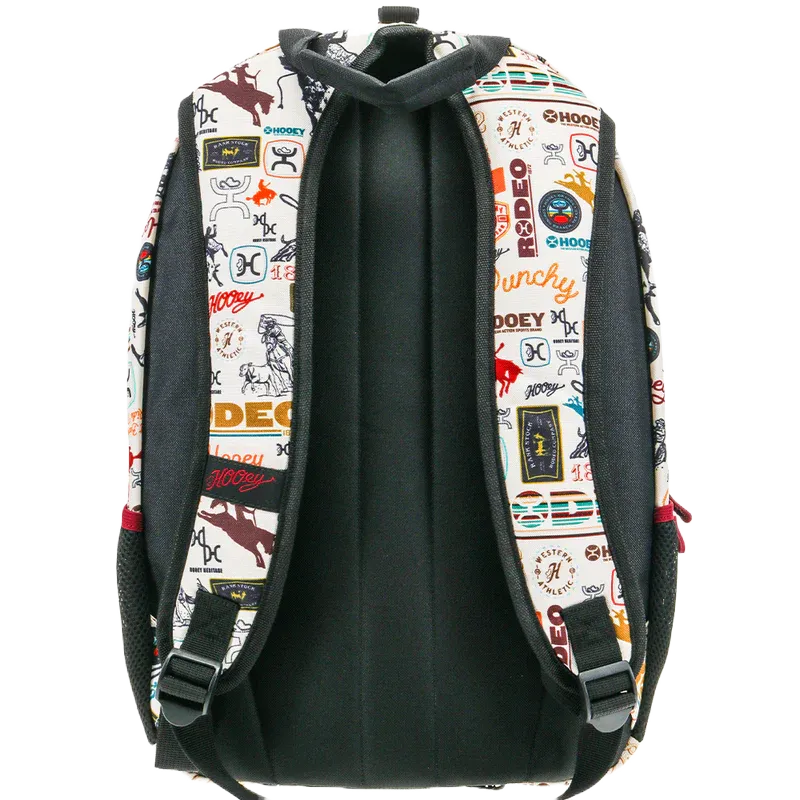Hooey "Rockstar" Cream Rodeo Printed Backpack BP052CRBU