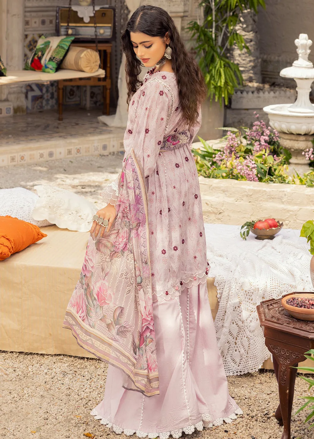 Lilac Lawn Suit - Adan Libas - Dorian Eid Edit '23 - 5200-D4