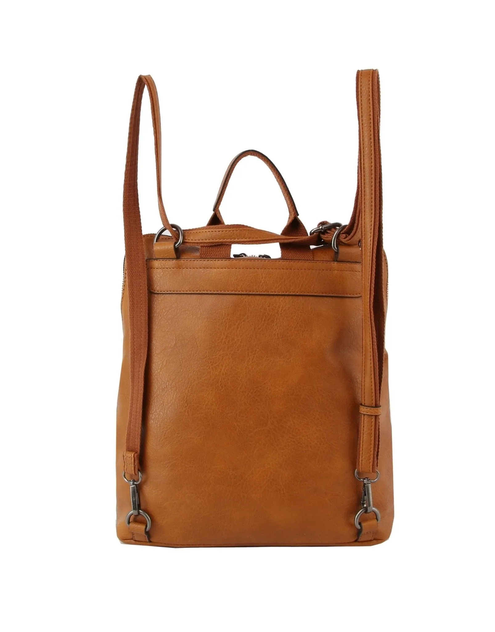 LSD186 Lauren Front Zipper Convertible Backpack