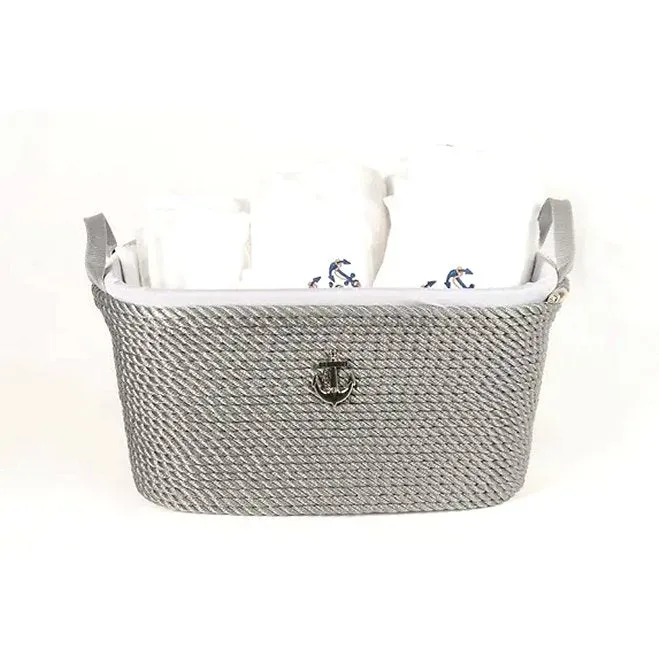 Maritimo Collection Nautical Rope Laundry/Towel Basket